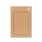 Porte badge kraft A6 simple personnalisable par impression numérique