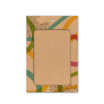 Porte badge kraft A6 simple personnalisable par impression numérique