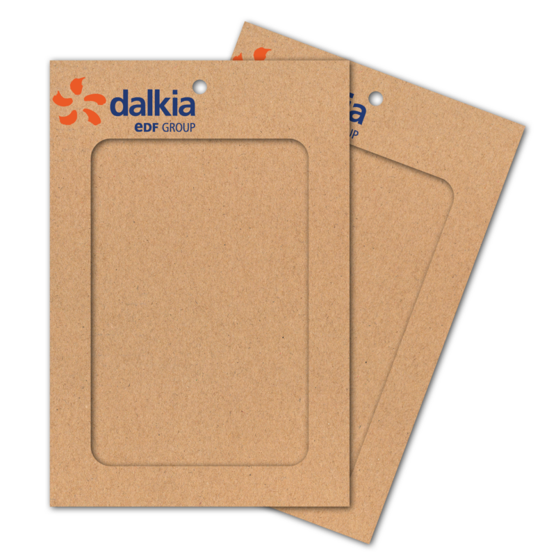PORTE BADGES KRAFT A6 - REALISATIONS- 3