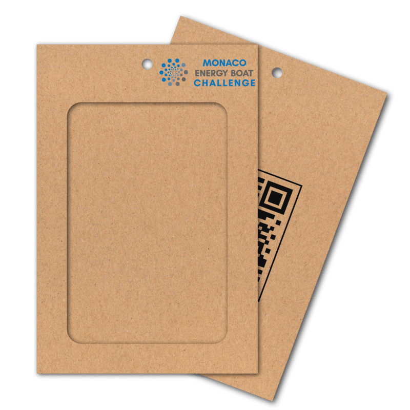 Porte badges en kraft écoresponsable