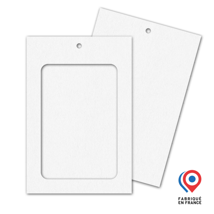 Porte-badges carton A6 simple fenêtre – lot de 250 – Image 3